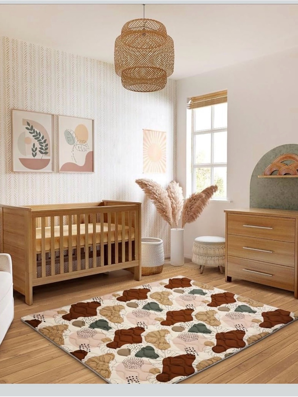 Large Baby Cushion Play Mat for the Floor or Playpen